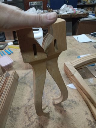 Patas madera garra de leon