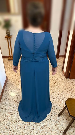 Vestido de fiesta largo Rosa Clará T50