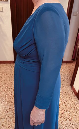 Vestido de fiesta largo Rosa Clará T50