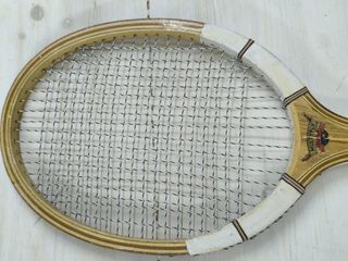 Raqueta tenis clásica vintage