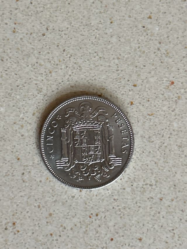 Moneda 5 ptas Franco 1949