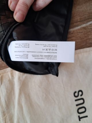 Nueva cartera mano negra TOUS