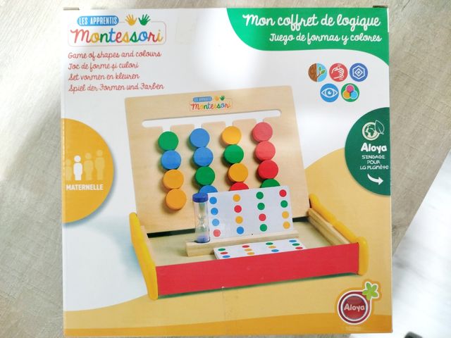 Logica Montessori in legno 3 anni