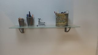 Baldas cristal y metal