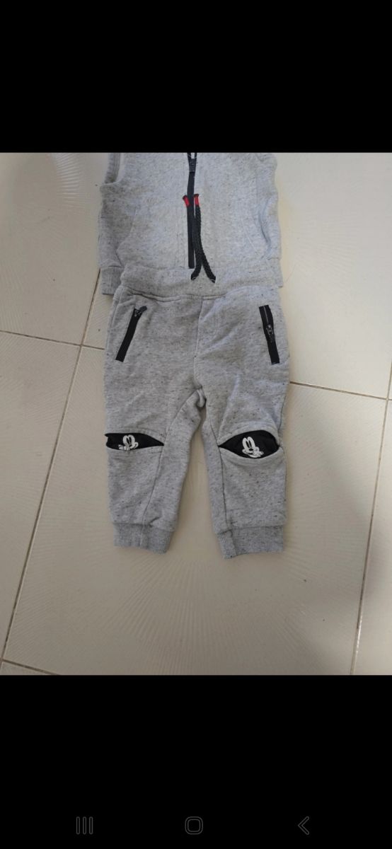 Completino neonato grigio