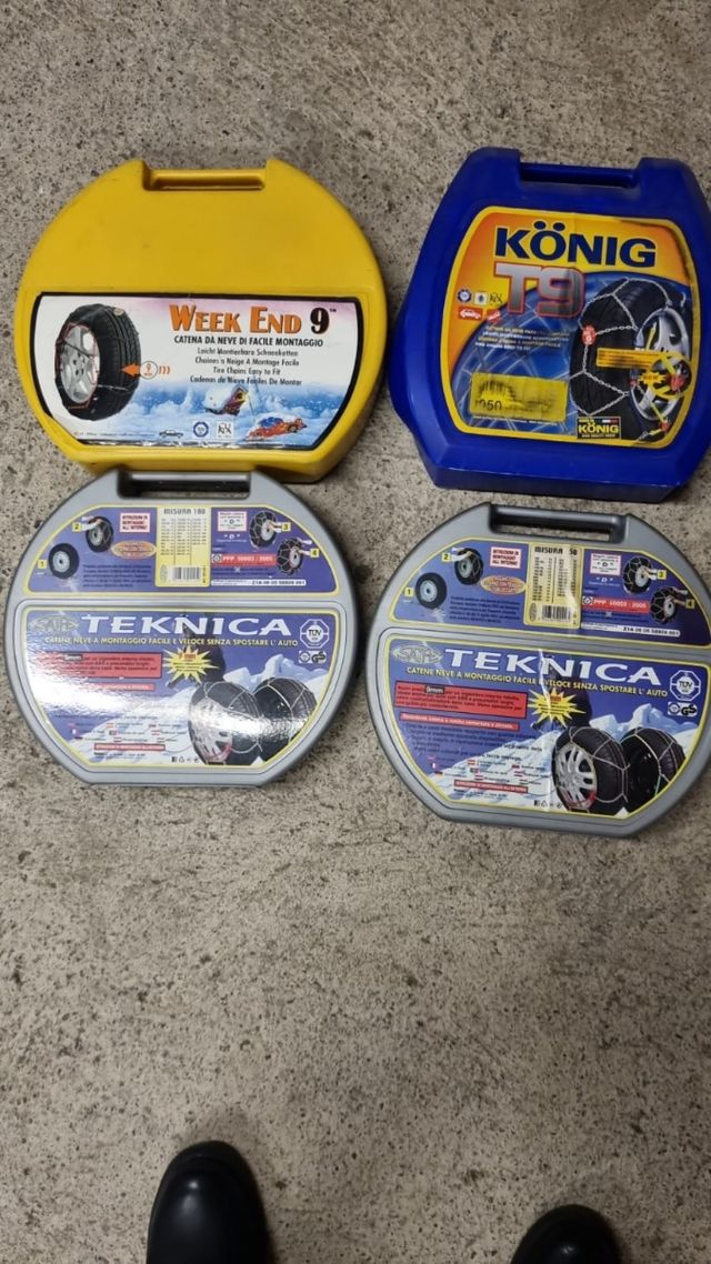 Catene da neve nuove