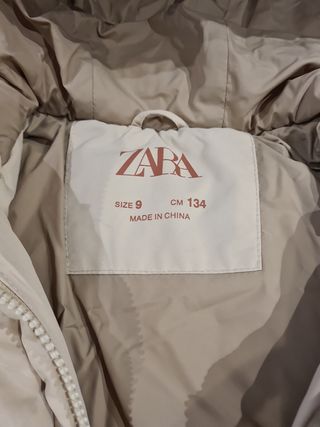 Anorak plumas niña