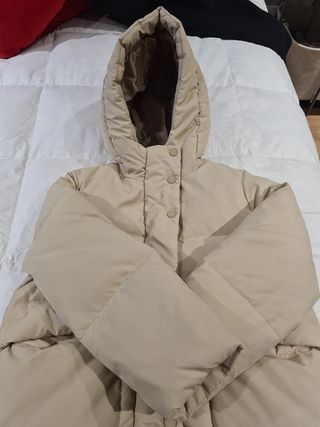Anorak plumas niña