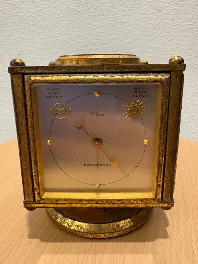 Reloj brujula termometro higrometro barometro