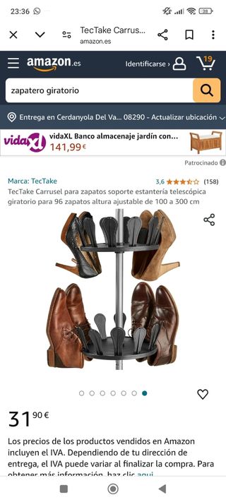 Zapatero telescopico