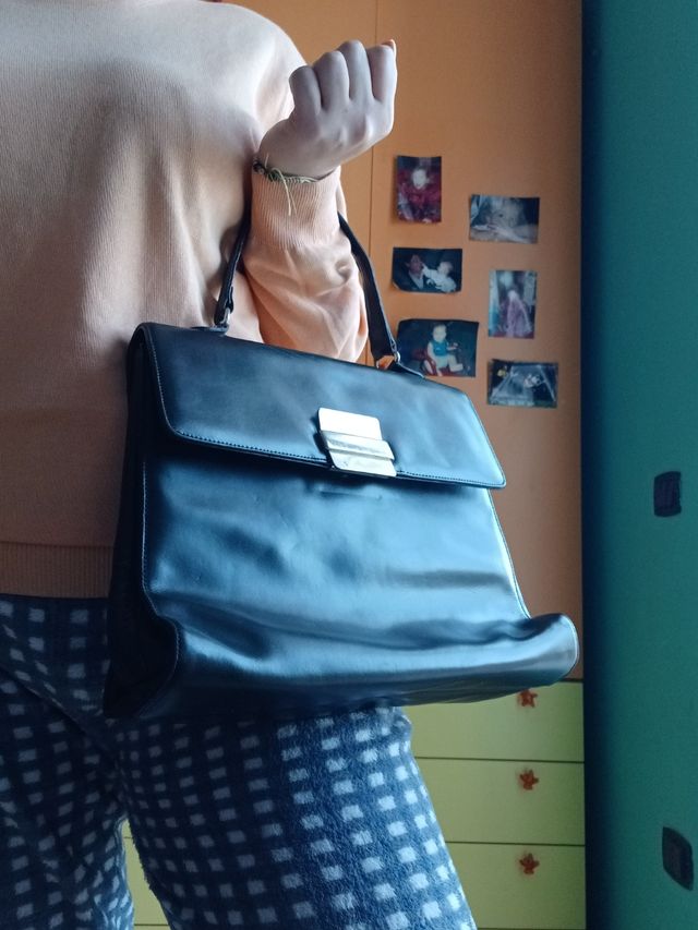 Borsetta vintage in vera pelle