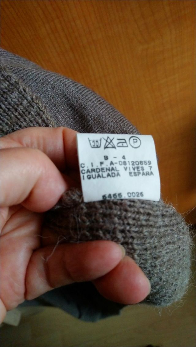 Chaqueta hombre .Confección en España