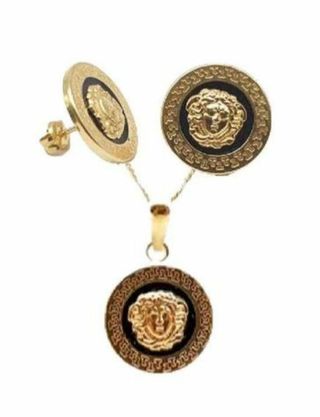 OFERTA! Conjunto Versace - Oro 18 ktes -