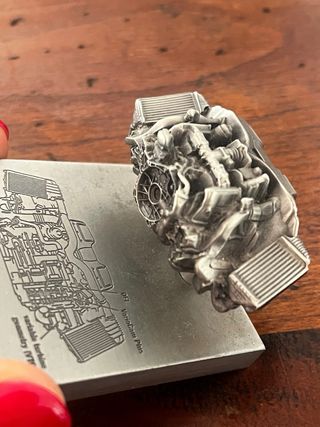 Fermacarte Porsche Metallo