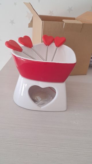 Cioccolattiera NUOVA a forma di ❤️ cuore