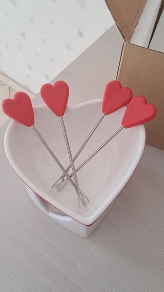 Cioccolattiera NUOVA a forma di ❤️ cuore