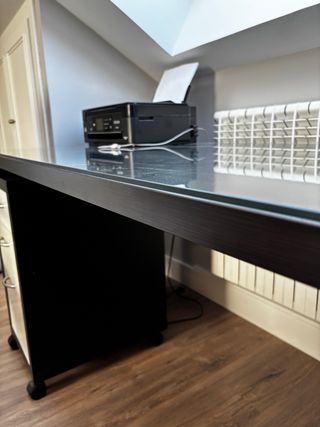 Mesa escritorio y cajonera ikea 