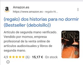 Lote 4 Libros STEPHEN KING Debolsillo. 