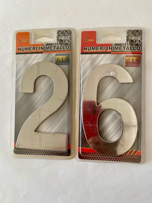 Numeri in metallo