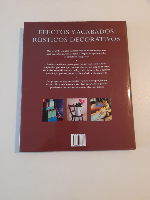 Efectos y acabados rústicos decorativos (Spanish Edition)