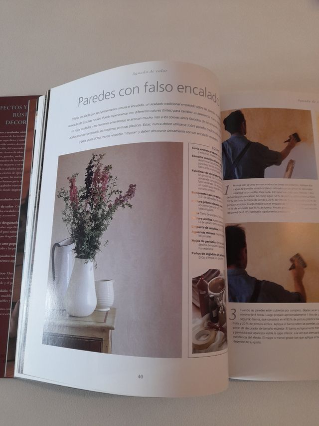 Efectos y acabados rústicos decorativos (Spanish Edition)