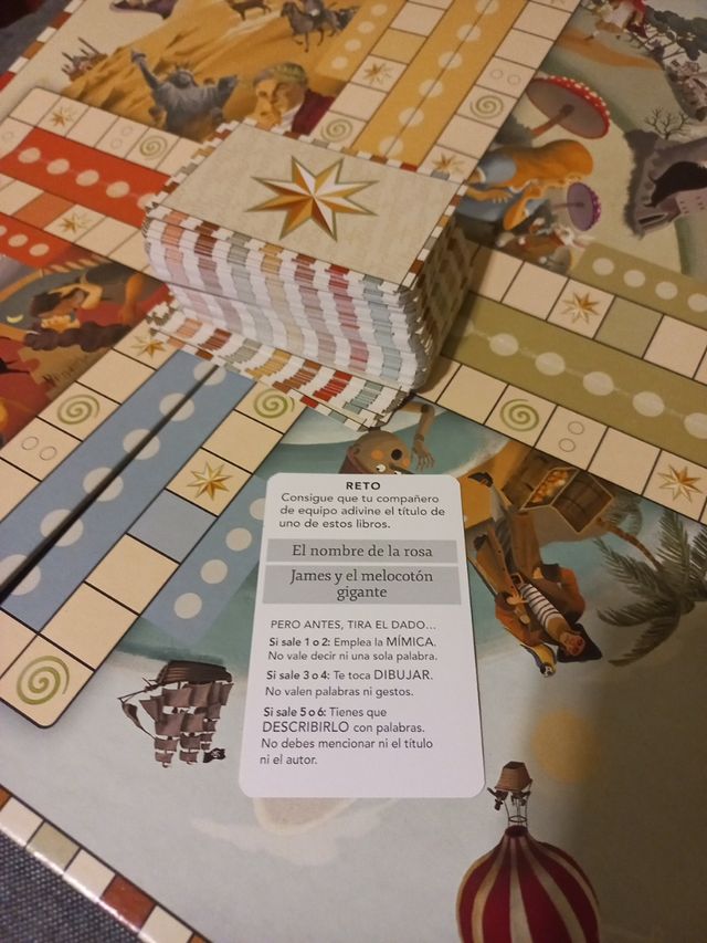 Juego LITERATOUR.Juego sobre libros.