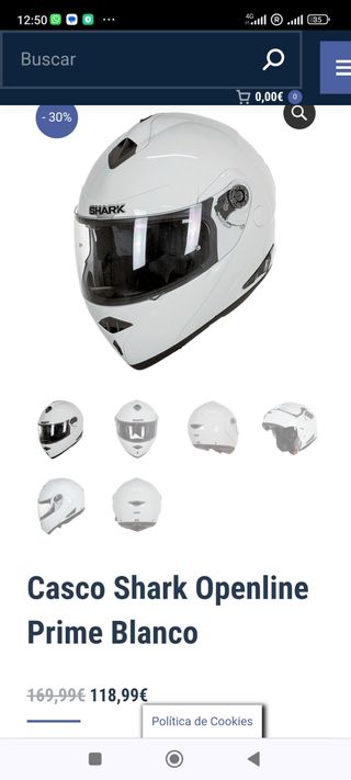 Casco moto 