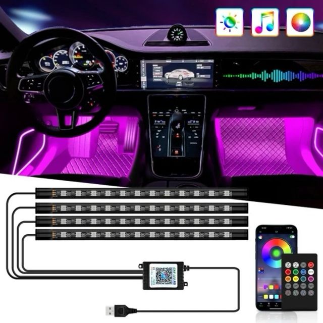Luces led auto bluetooth