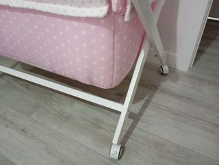 Mini cuna rosa