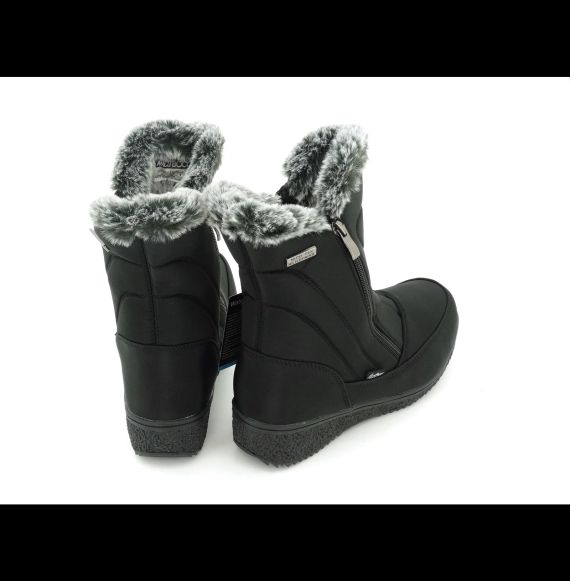 Botas negras impermeables cremalleras