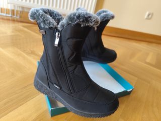 Botas negras impermeables cremalleras