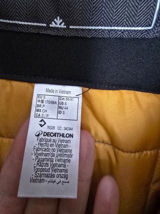 Parka montaña y nieve impermeable