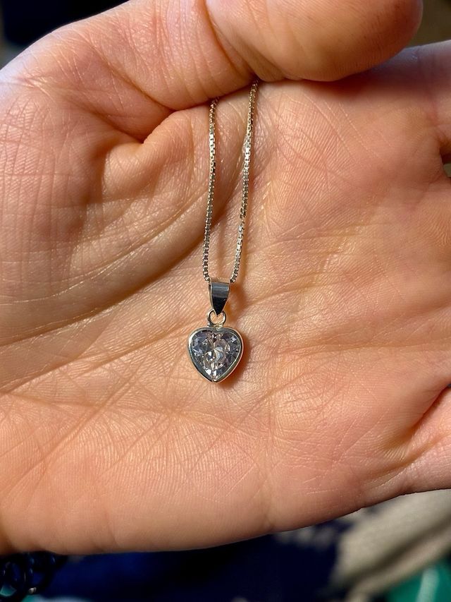 Collana veneziana con ciondolo punto luc