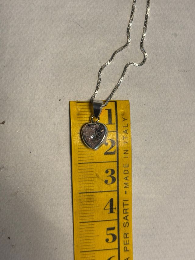 Collana veneziana con ciondolo punto luc