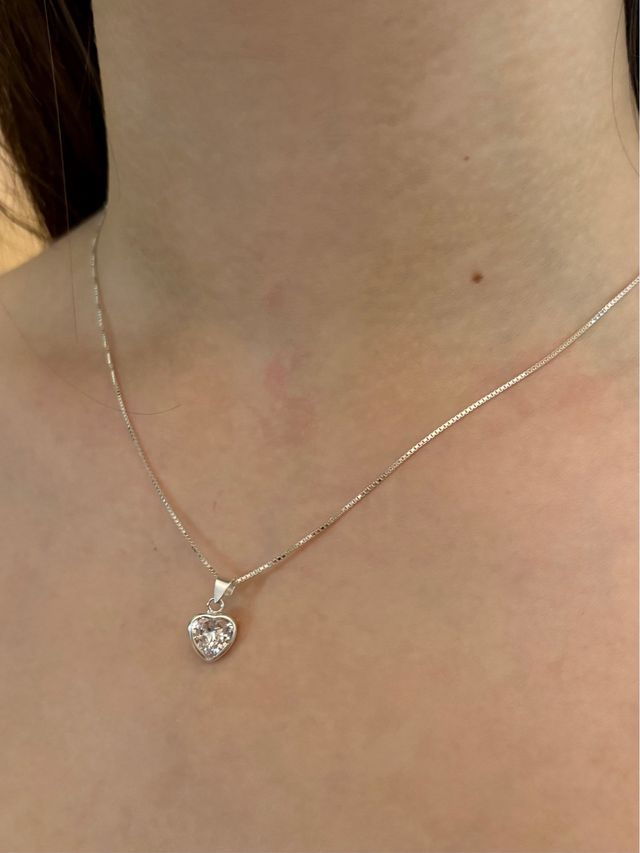 Collana veneziana con ciondolo punto luc