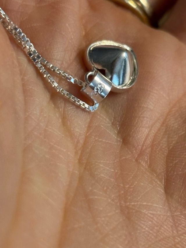 Collana veneziana con ciondolo punto luc