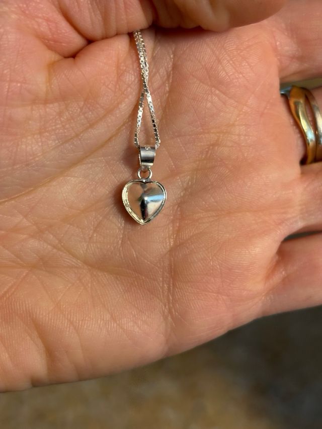 Collana veneziana con ciondolo punto luc