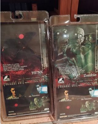 Figuras 10th anniversary resident evil hunk zombie