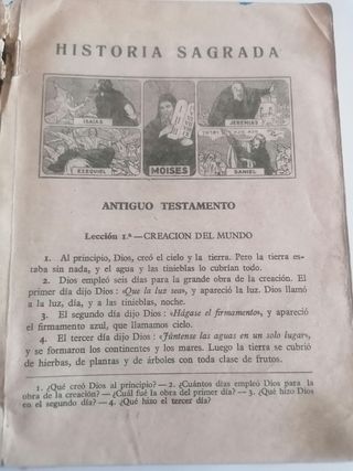 Lote libros antiguos escuela