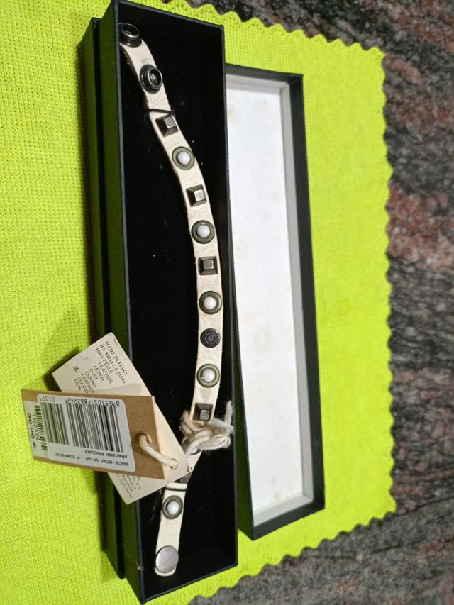 Pulsera Diesel cuero hombre 