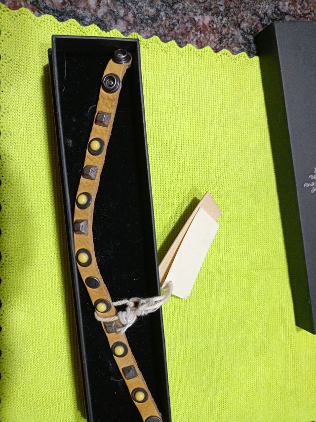 Pulsera Diesel cuero hombre 