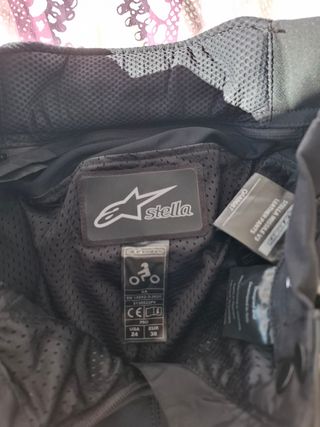 Pantalon alpinestars de cuero para mujer