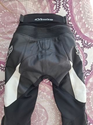 Pantalon alpinestars de cuero para mujer