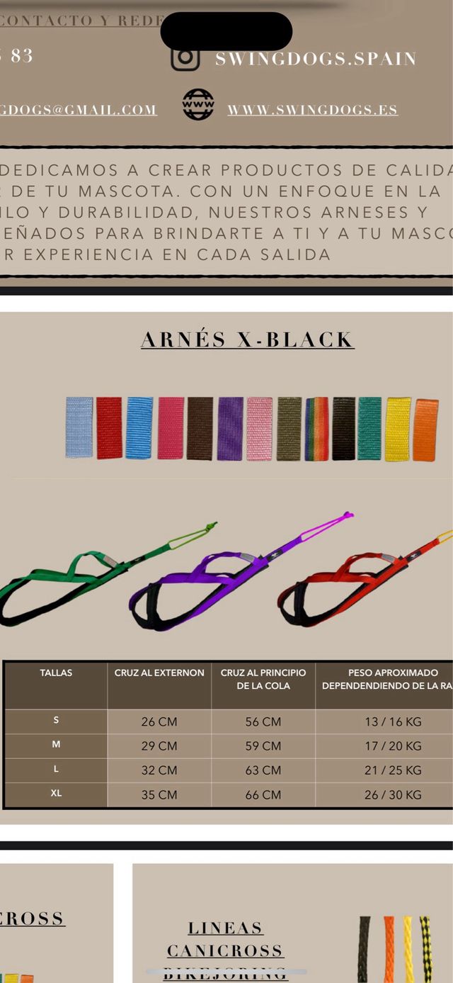 Arnes más linea de tiro