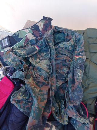 Pack ropa y casco paintball airsoft 
