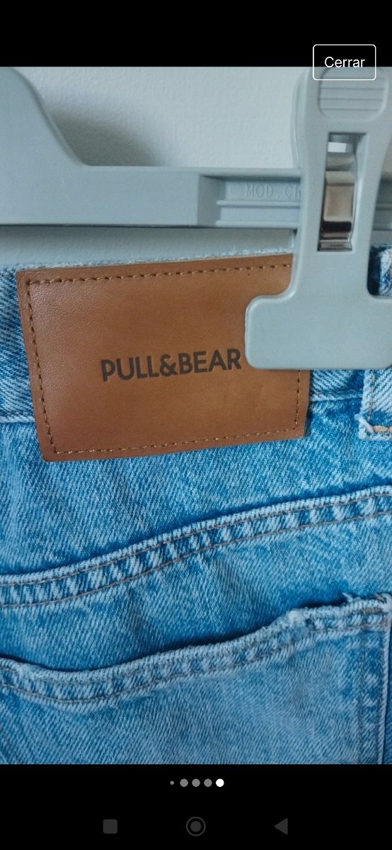 Pantalón/short corto vaquero roto