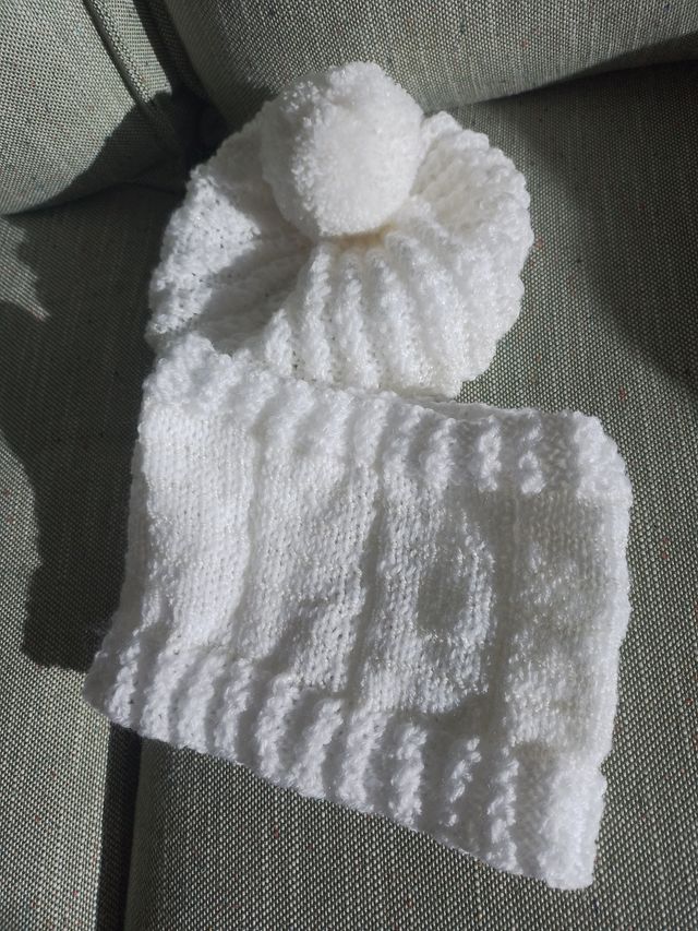 Conjunto cuello gorro