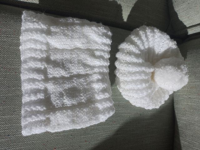 Conjunto cuello gorro