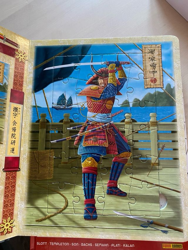 Puzles de samuráis. Libro