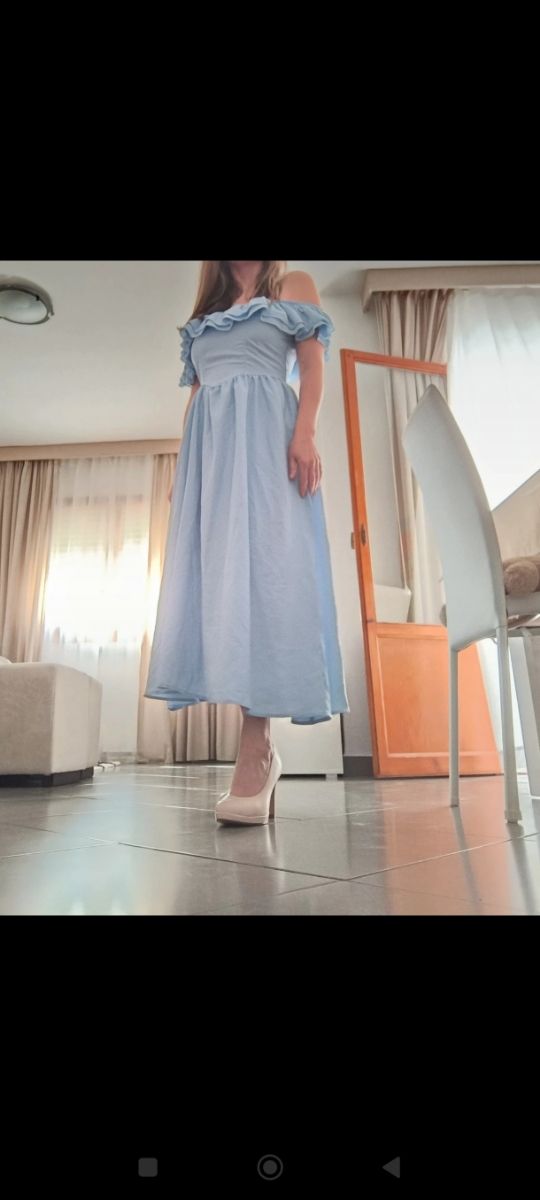 Vestido de graduación.